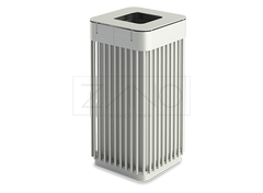 Calypso 03.051 model is a stainless steel litter bin- perfect for the modern surroundings